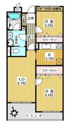 プルメリア清水の物件間取画像